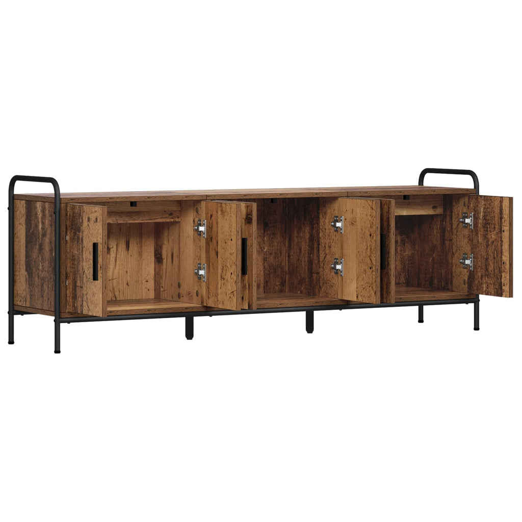 vidaXL Szafka pod telewizor 146 x 33 x 50 cm Stare drewno