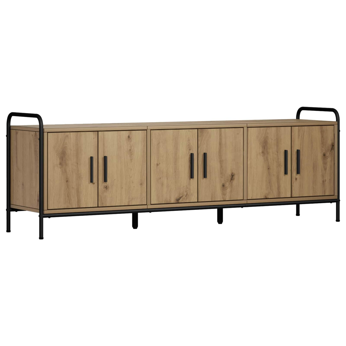 vidaXL Szafka pod telewizor 146 x 33 x 50 cm Dąb artisan