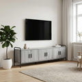 vidaXL Szafka pod telewizor 146 x 33 x 50 cm Szary Sonoma