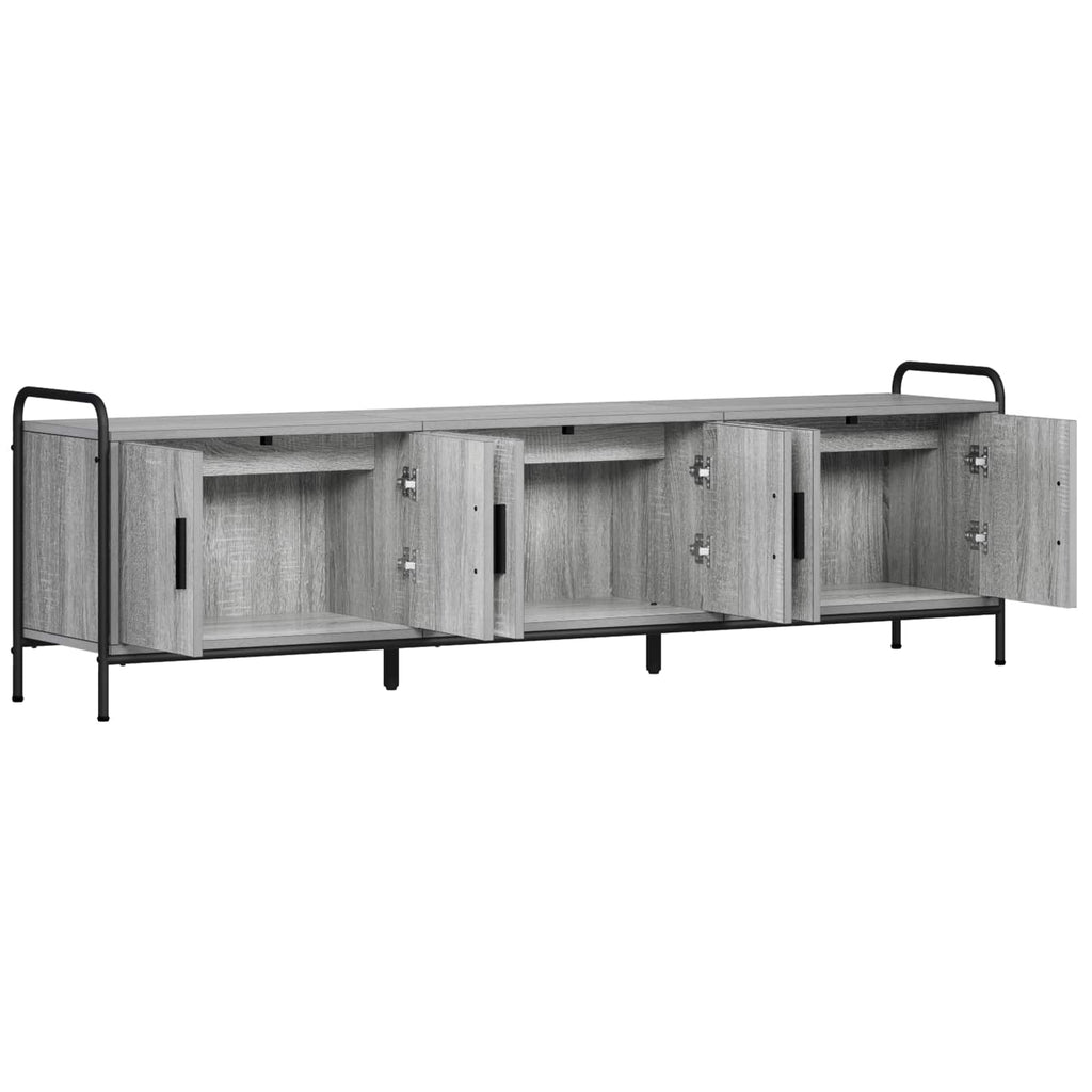 vidaXL Szafka pod telewizor 146 x 33 x 50 cm Szary Sonoma