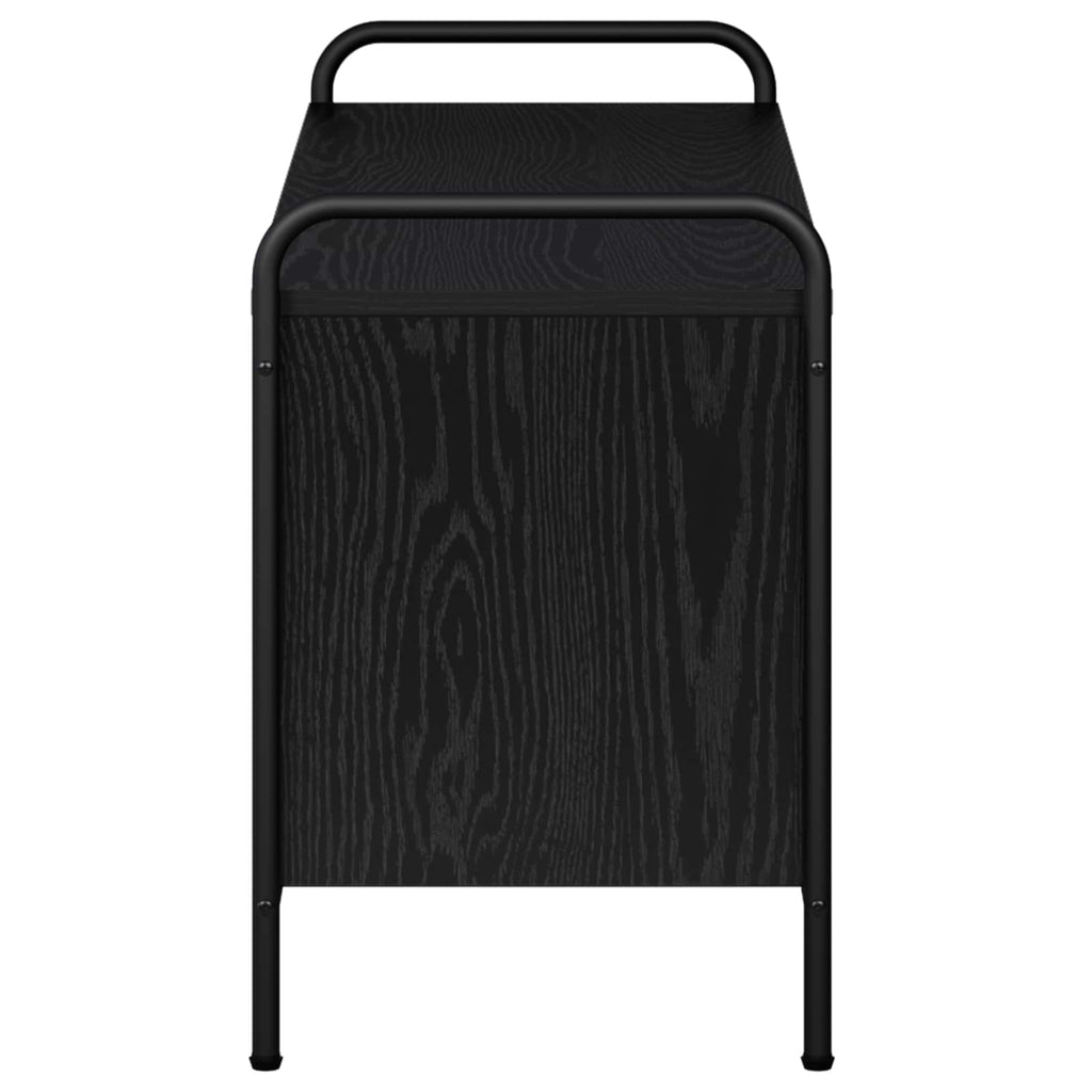 vidaXL Szafka pod telewizor 140 x 39,5 x 50 cm Czarny dąb
