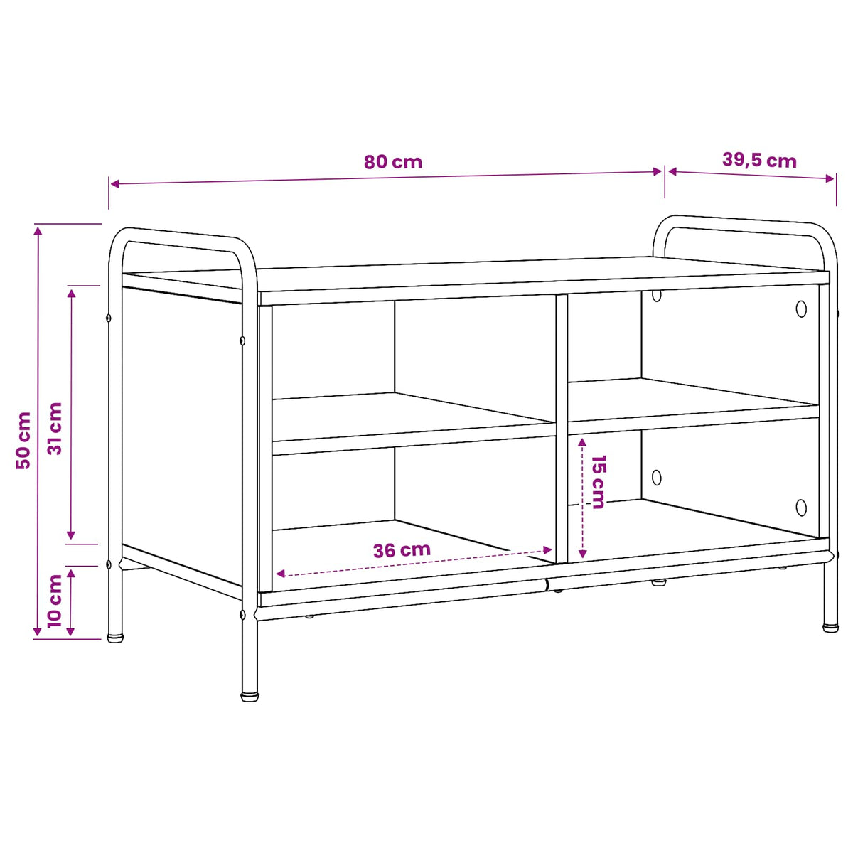 vidaXL Szafka pod telewizor 140 x 39,5 x 50 cm Czarny dąb