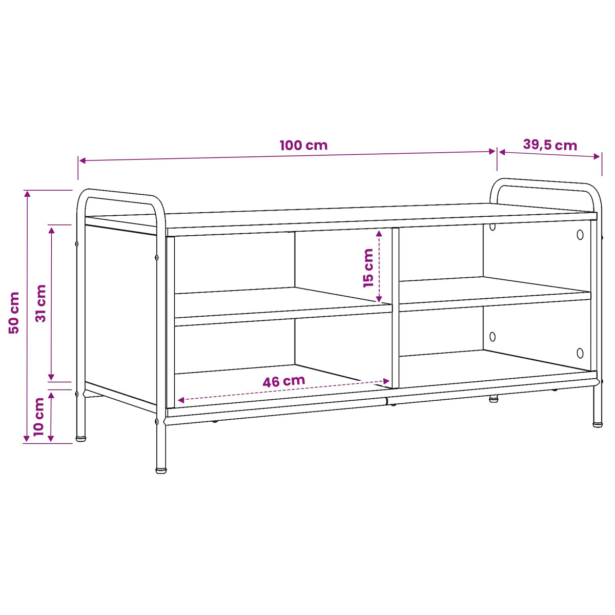vidaXL Szafka pod telewizor 140 x 39,5 x 50 cm dąb Sonoma