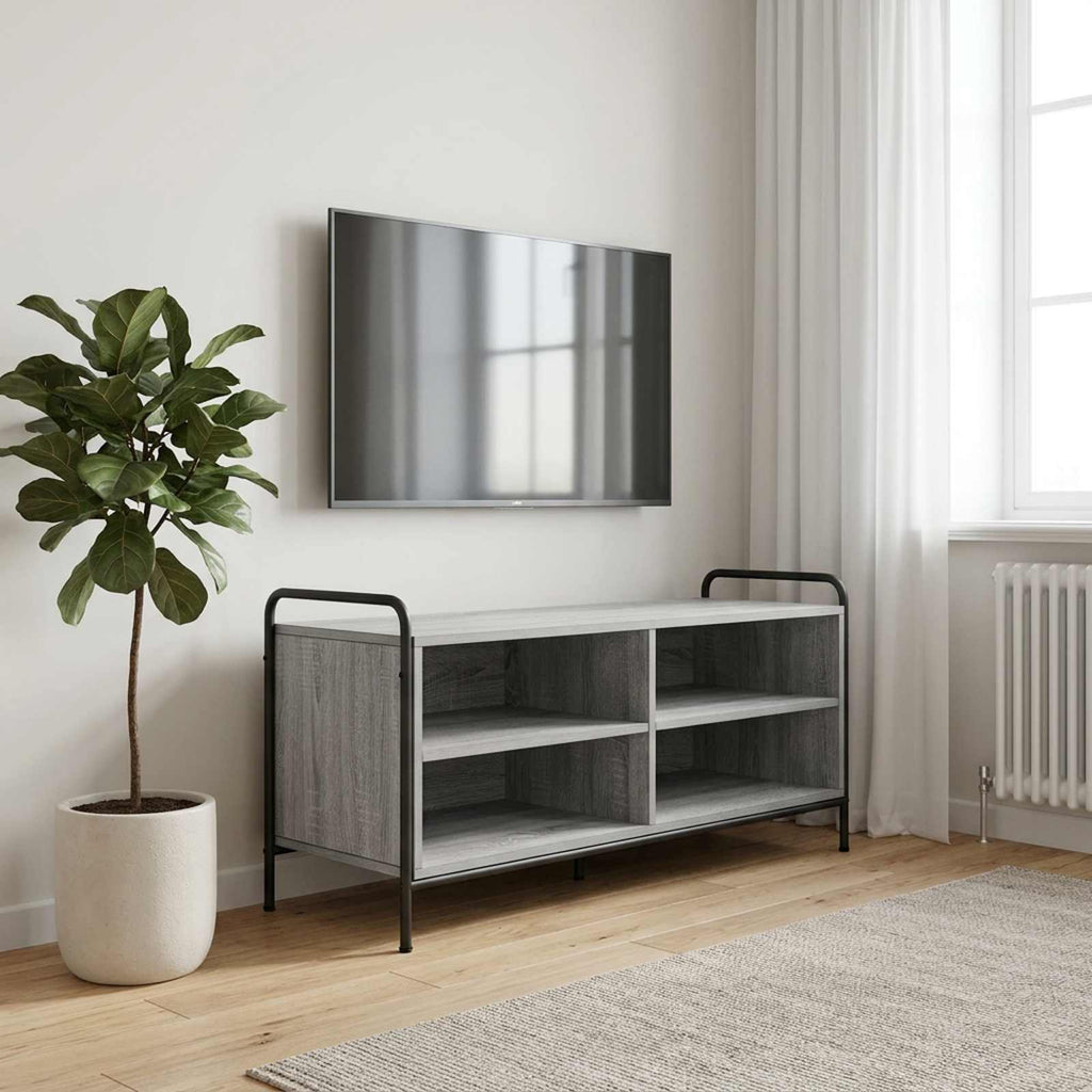 vidaXL Szafka pod telewizor 140 x 39,5 x 50 cm Szary Sonoma