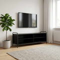 vidaXL Szafka pod telewizor 140 x 39,5 x 50 cm Czarny dąb