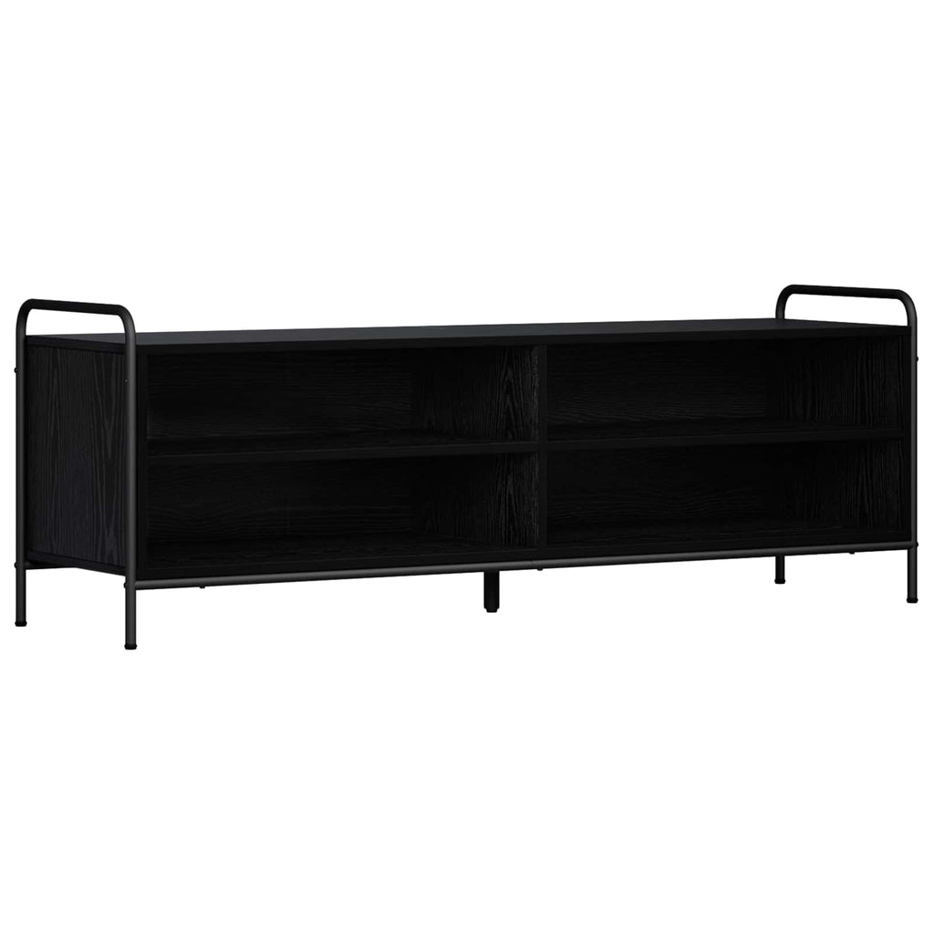vidaXL Szafka pod telewizor 140 x 39,5 x 50 cm Czarny dąb