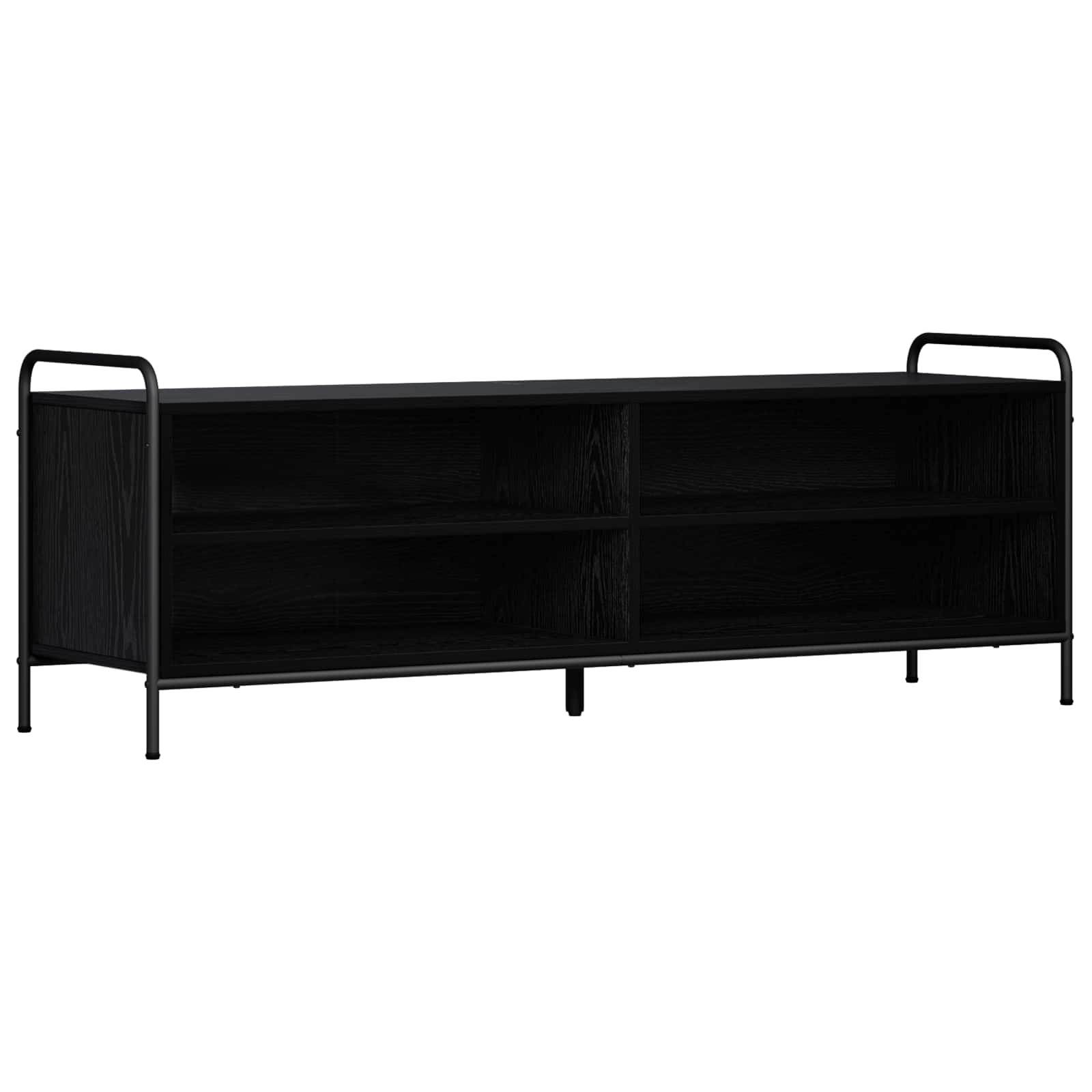 vidaXL Szafka pod telewizor 140 x 39,5 x 50 cm Czarny dąb