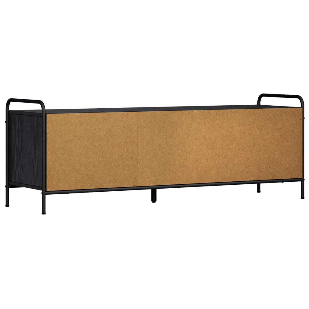 vidaXL Szafka pod telewizor 140 x 39,5 x 50 cm Czarny dąb