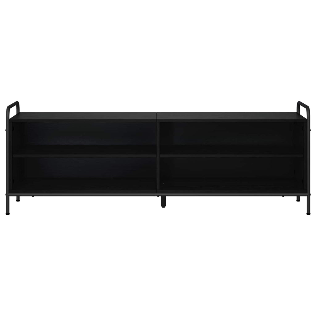 vidaXL Szafka pod telewizor 140 x 39,5 x 50 cm Czarny dąb
