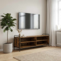 vidaXL Szafka pod telewizor 140 x 39,5 x 50 cm Dąb wędzony