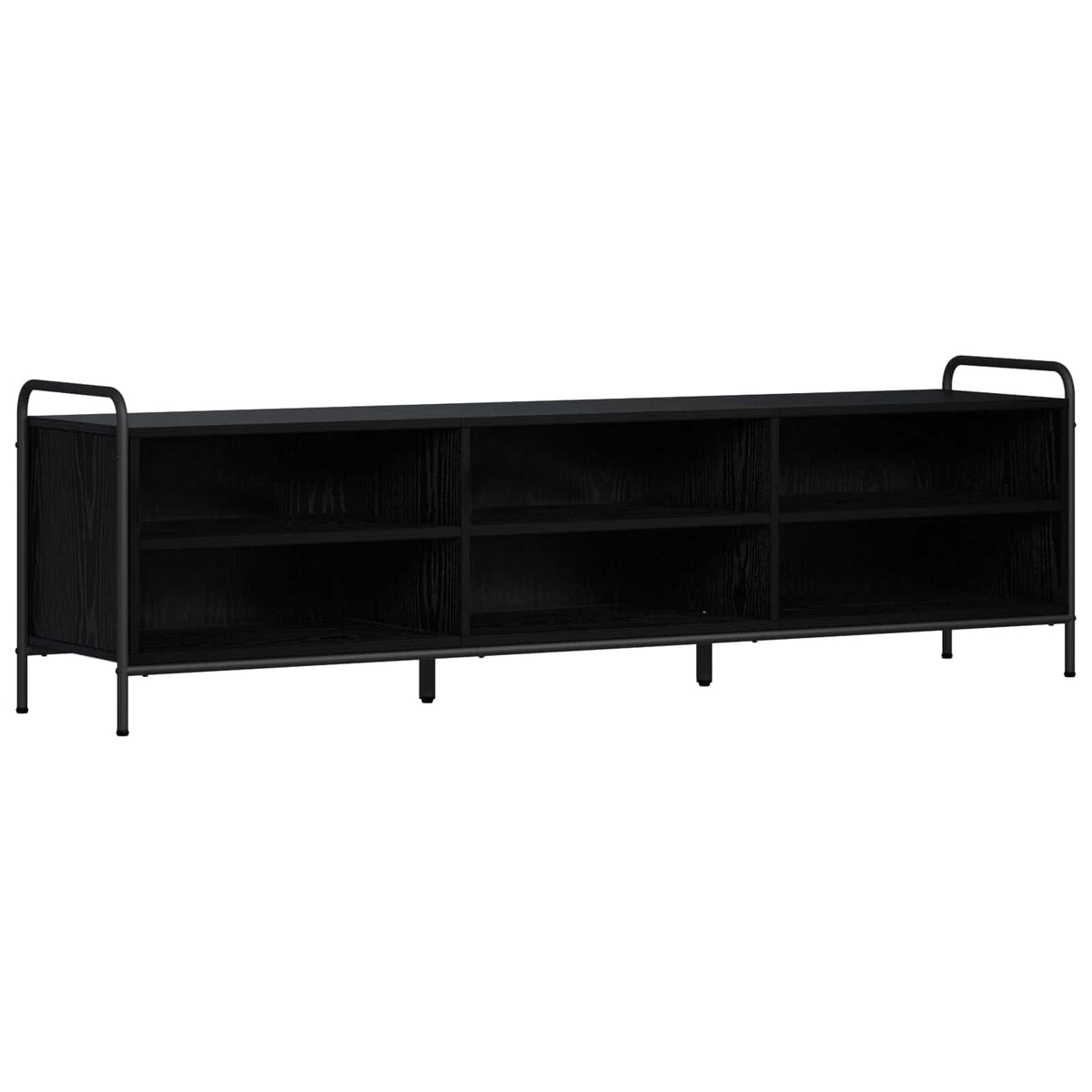vidaXL Szafka pod telewizor 140 x 39,5 x 50 cm Czarny dąb