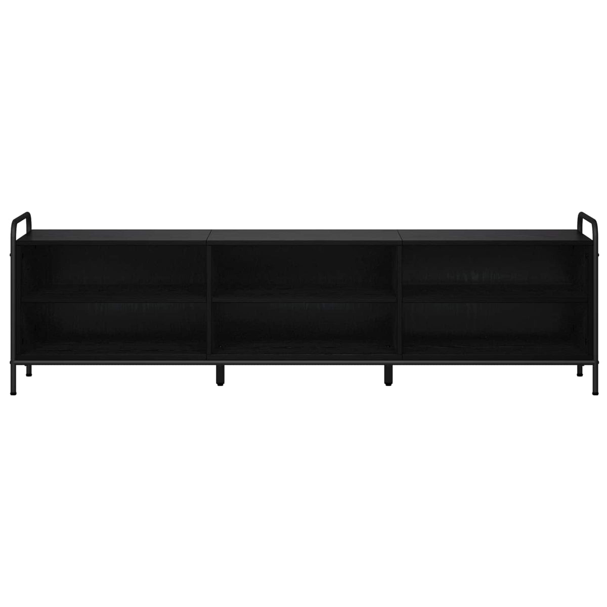vidaXL Szafka pod telewizor 140 x 39,5 x 50 cm Czarny dąb