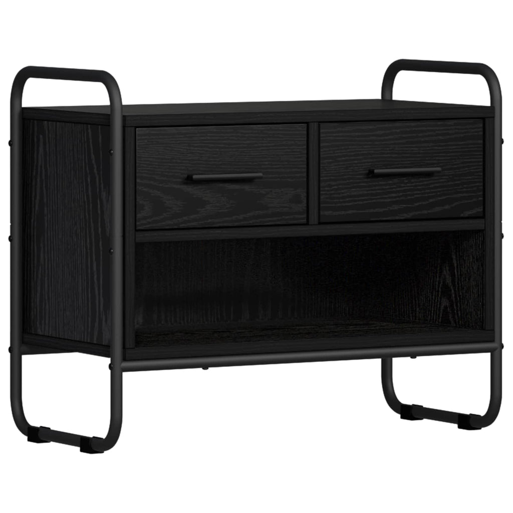 vidaXL Szafka pod telewizor 60 x 30 x 50 cm Czarny dąb