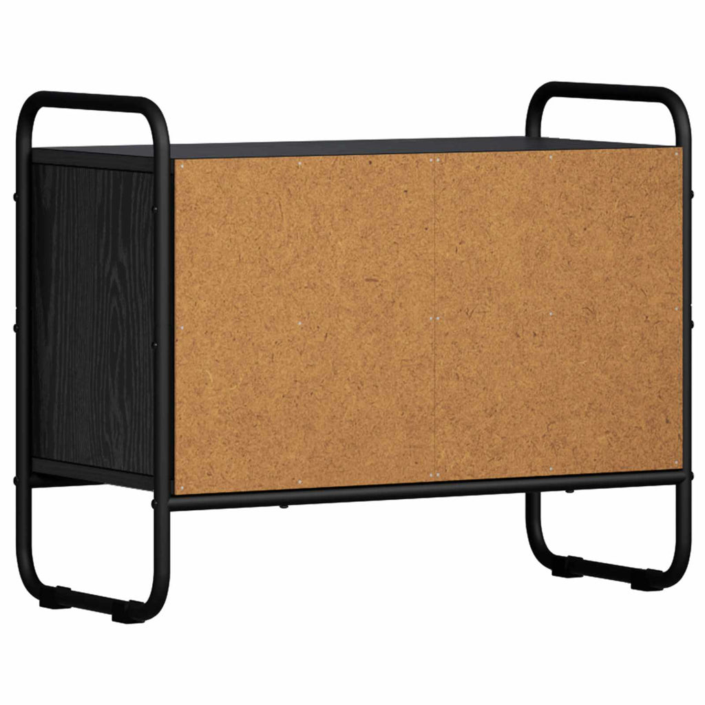vidaXL Szafka pod telewizor 60 x 30 x 50 cm Czarny dąb