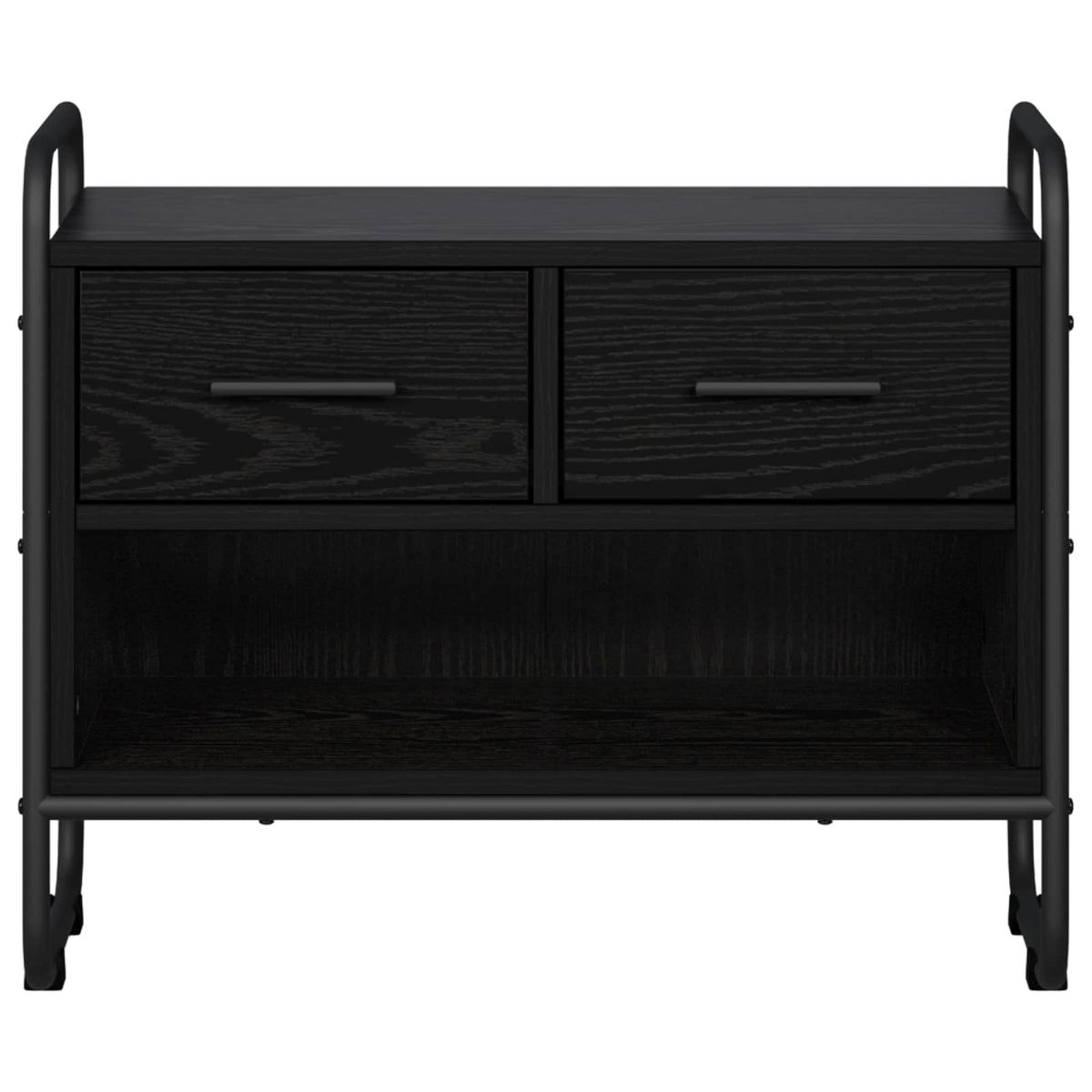 vidaXL Szafka pod telewizor 60 x 30 x 50 cm Czarny dąb