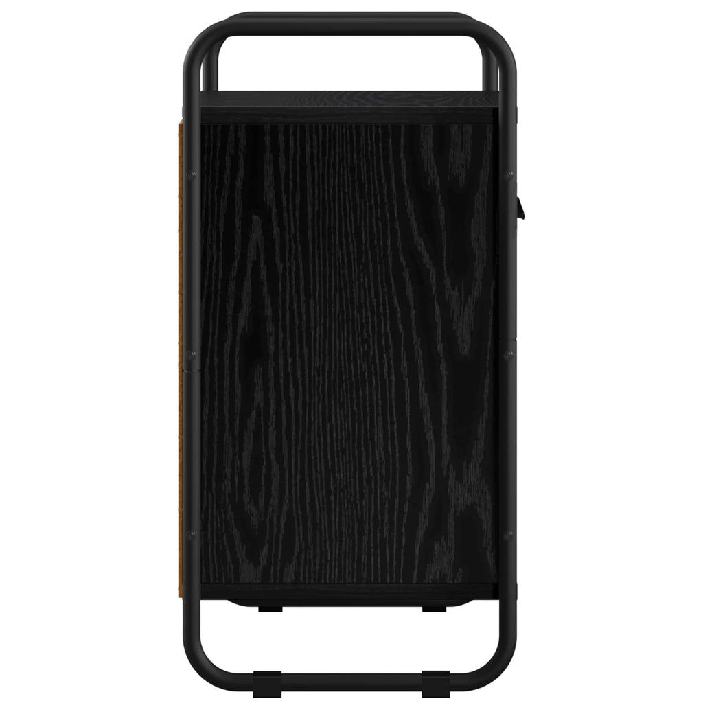 vidaXL Szafka pod telewizor 60 x 30 x 50 cm Czarny dąb