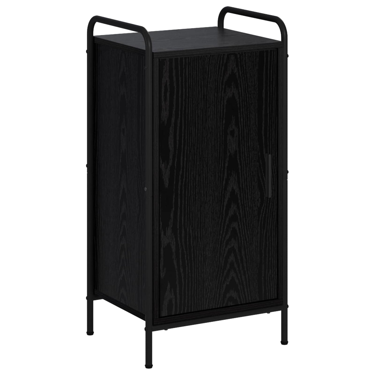 vidaXL Bufet Czarny dąb 97 x 33 x 81 cm Drewno inżynieryjne