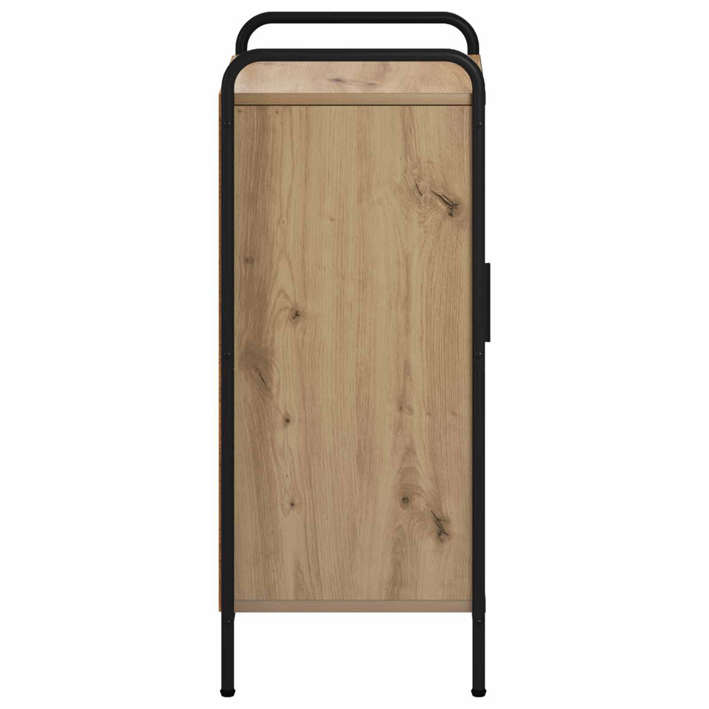 vidaXL Bufet Dąb artisan 97 x 33 x 81 cm Drewno inżynieryjne