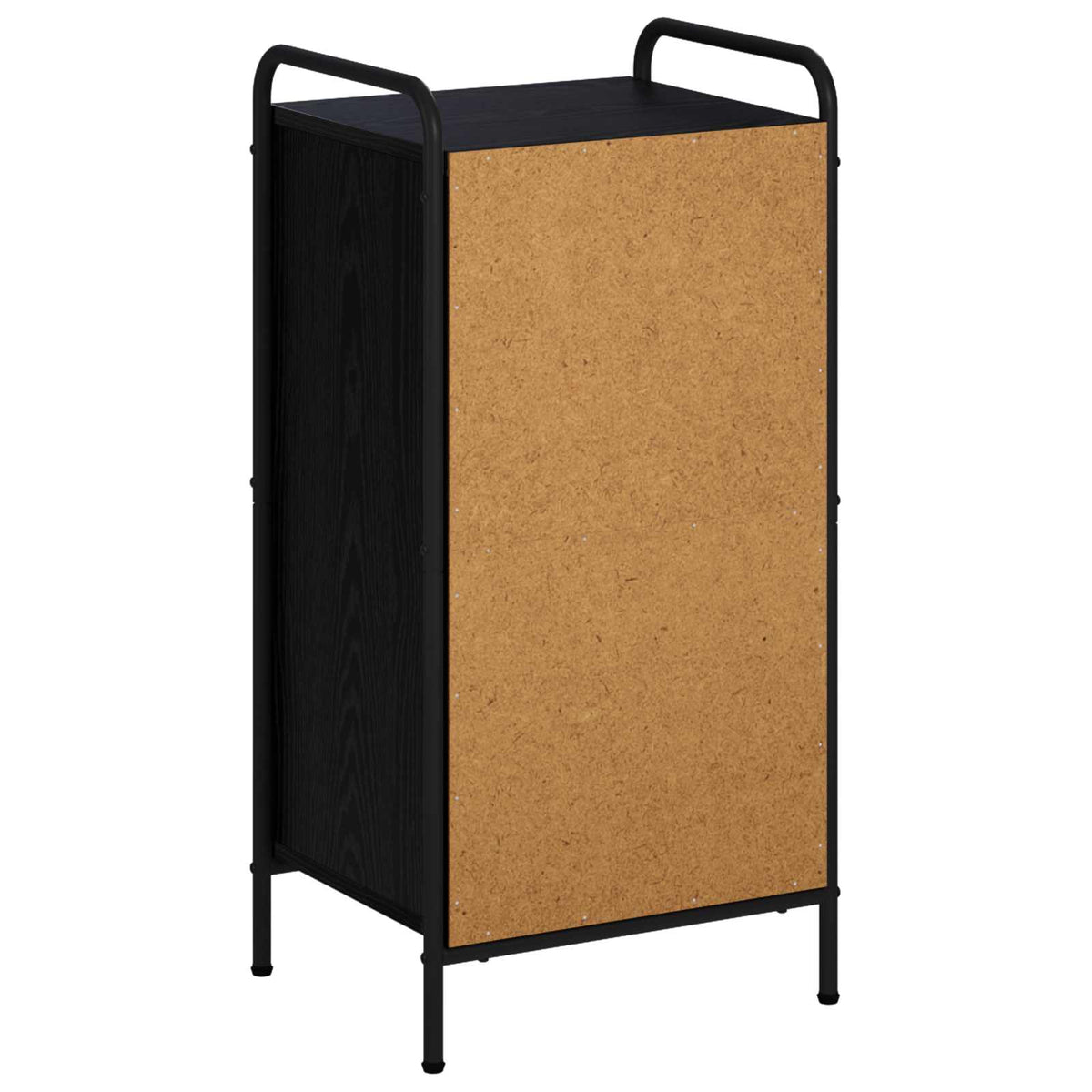 vidaXL Bufet Czarny dąb 97 x 33 x 81 cm Drewno inżynieryjne
