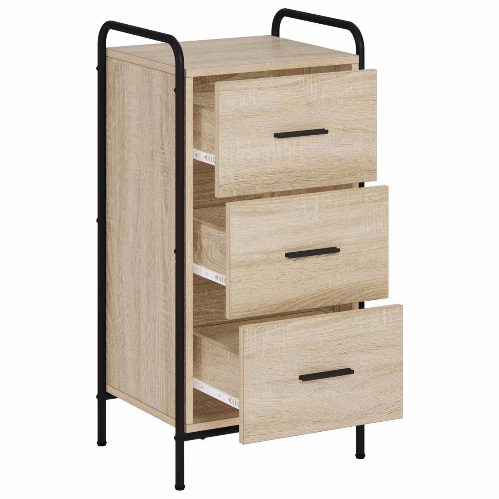 vidaXL Bufet dąb Sonoma 97 x 33 x 81 cm Drewno inżynieryjne