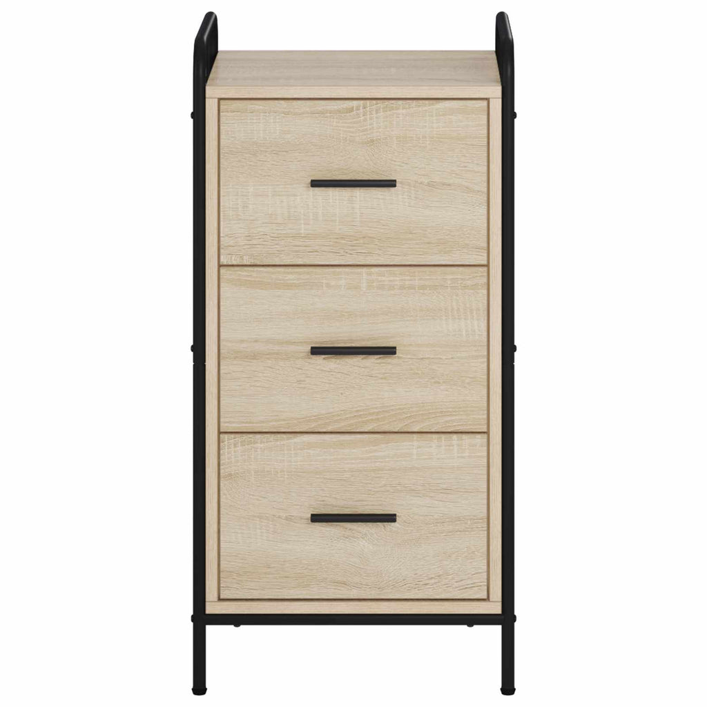 vidaXL Bufet dąb Sonoma 97 x 33 x 81 cm Drewno inżynieryjne
