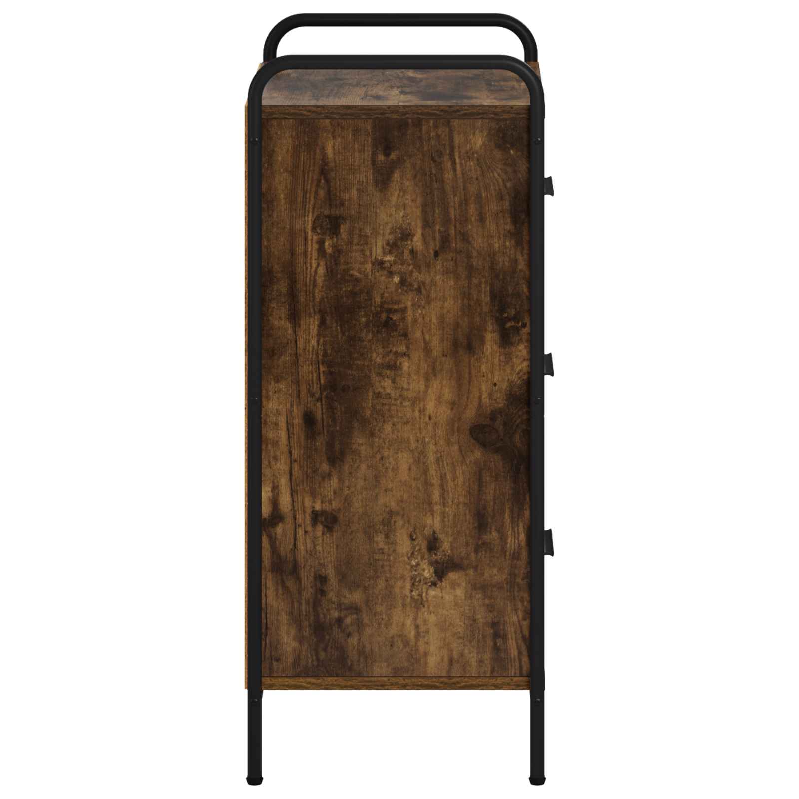 vidaXL Bufet Dąb wędzony 97 x 33 x 81 cm Drewno inżynieryjne