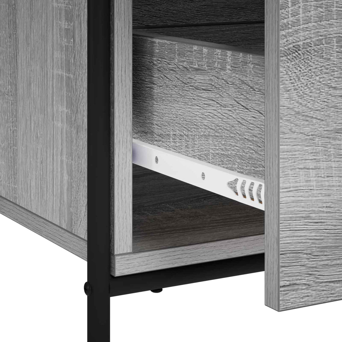 vidaXL Bufet Szary Sonoma 97 x 33 x 81 cm Drewno inżynieryjne