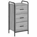 vidaXL Bufet Szary Sonoma 97 x 33 x 81 cm Drewno inżynieryjne