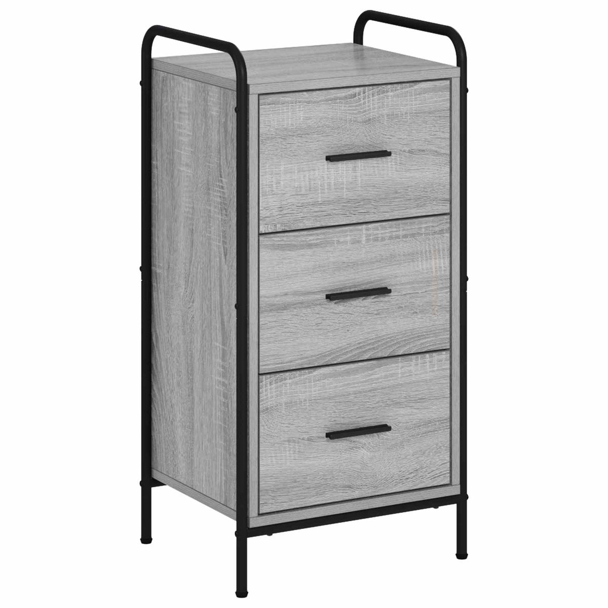vidaXL Bufet Szary Sonoma 97 x 33 x 81 cm Drewno inżynieryjne