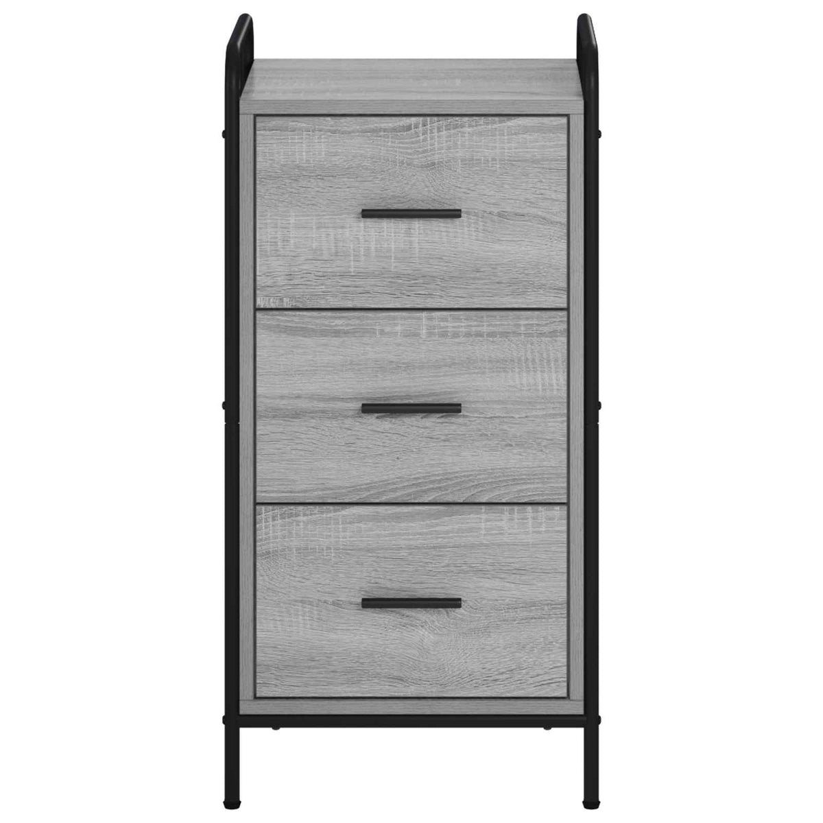 vidaXL Bufet Szary Sonoma 97 x 33 x 81 cm Drewno inżynieryjne
