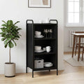 vidaXL Bufet Czarny dąb 97 x 33 x 81 cm Drewno inżynieryjne