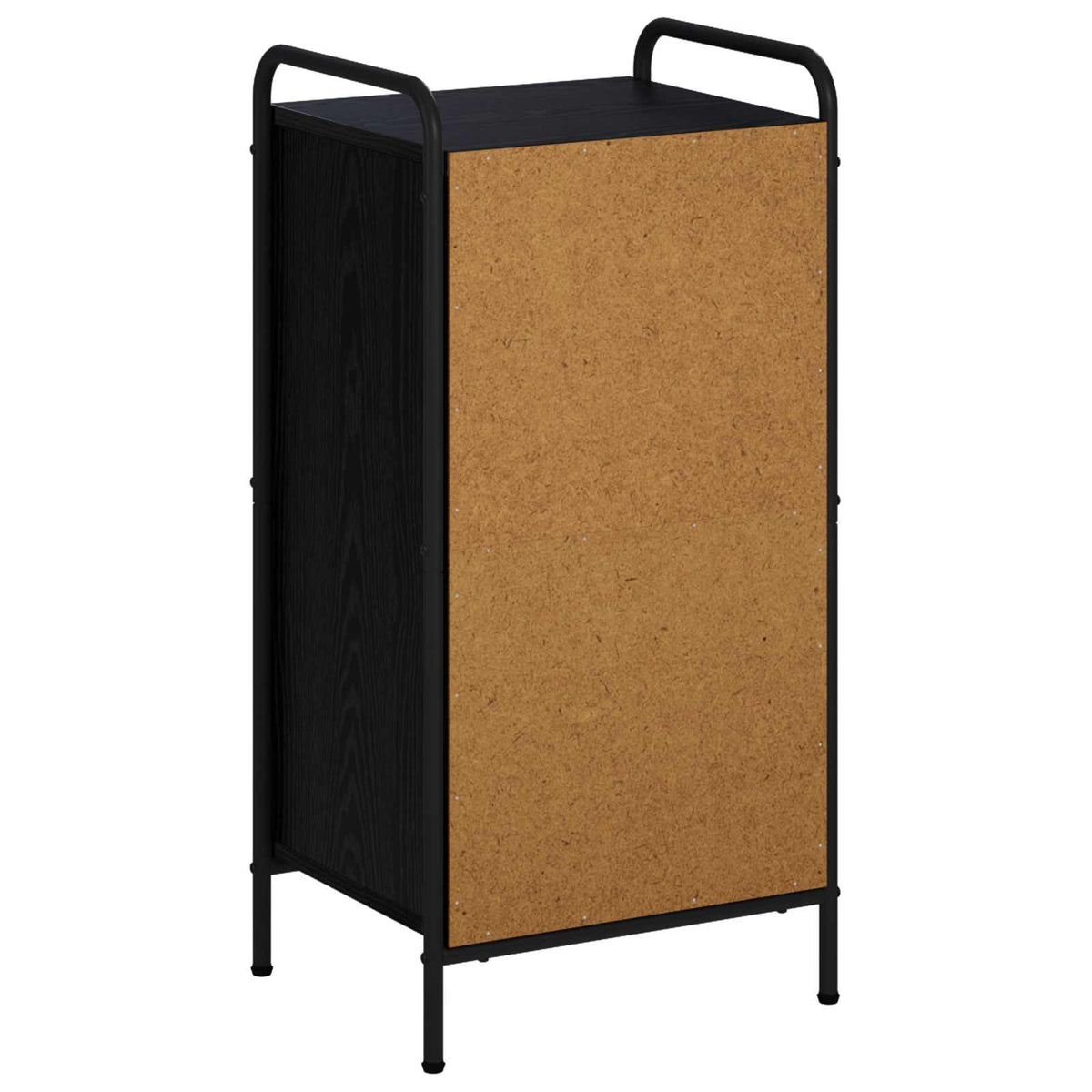 vidaXL Bufet Czarny dąb 97 x 33 x 81 cm Drewno inżynieryjne