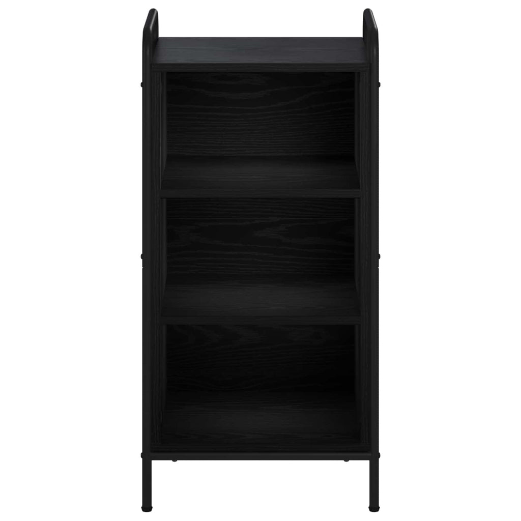 vidaXL Bufet Czarny dąb 97 x 33 x 81 cm Drewno inżynieryjne