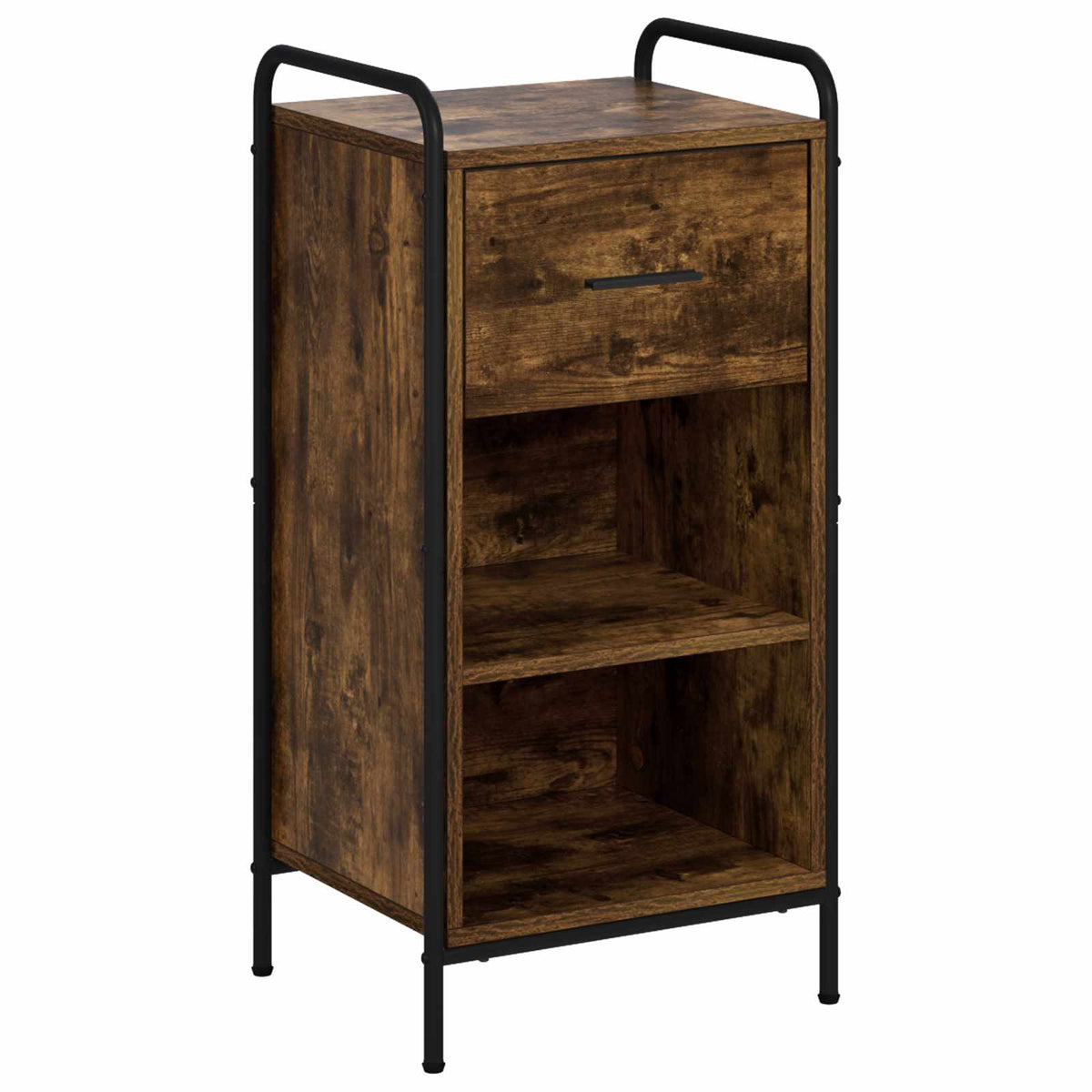 vidaXL Bufet Dąb wędzony 97 x 33 x 81 cm Drewno inżynieryjne
