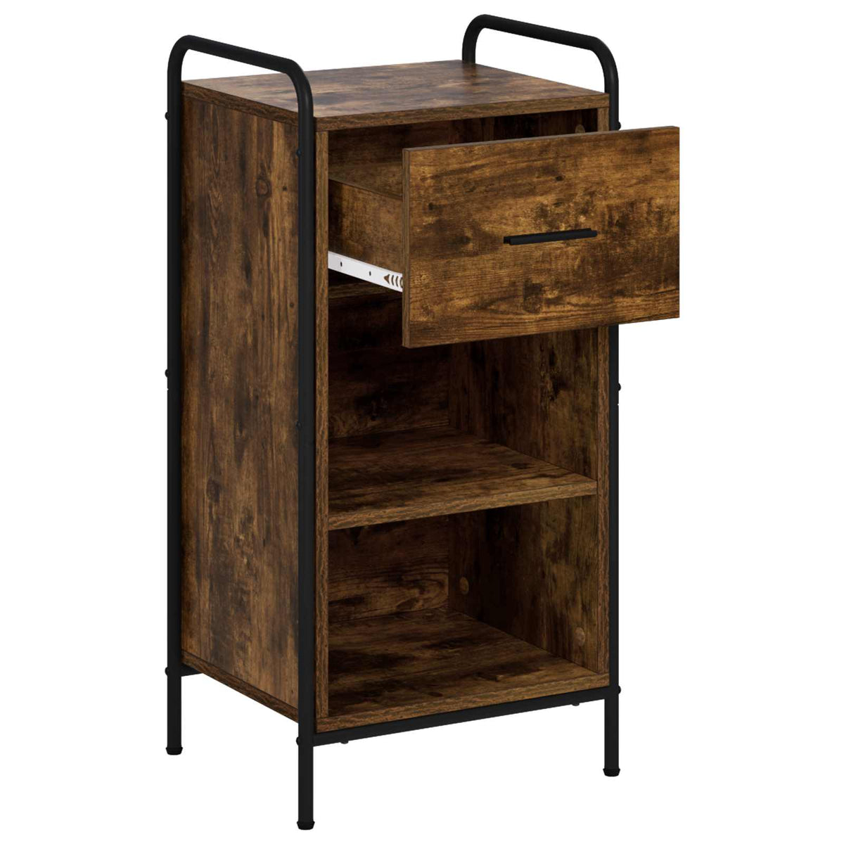 vidaXL Bufet Dąb wędzony 97 x 33 x 81 cm Drewno inżynieryjne