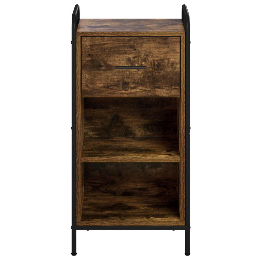 vidaXL Bufet Dąb wędzony 97 x 33 x 81 cm Drewno inżynieryjne