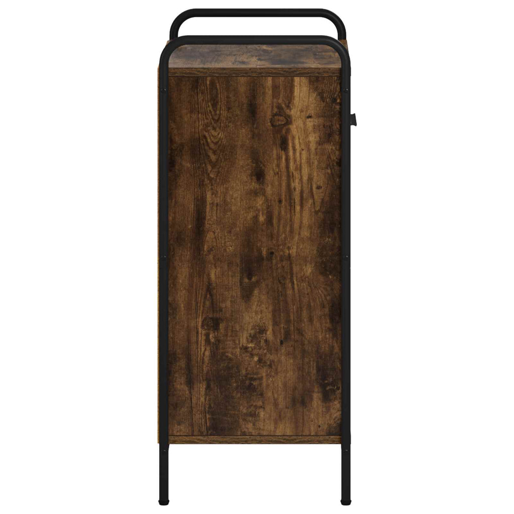 vidaXL Bufet Dąb wędzony 97 x 33 x 81 cm Drewno inżynieryjne