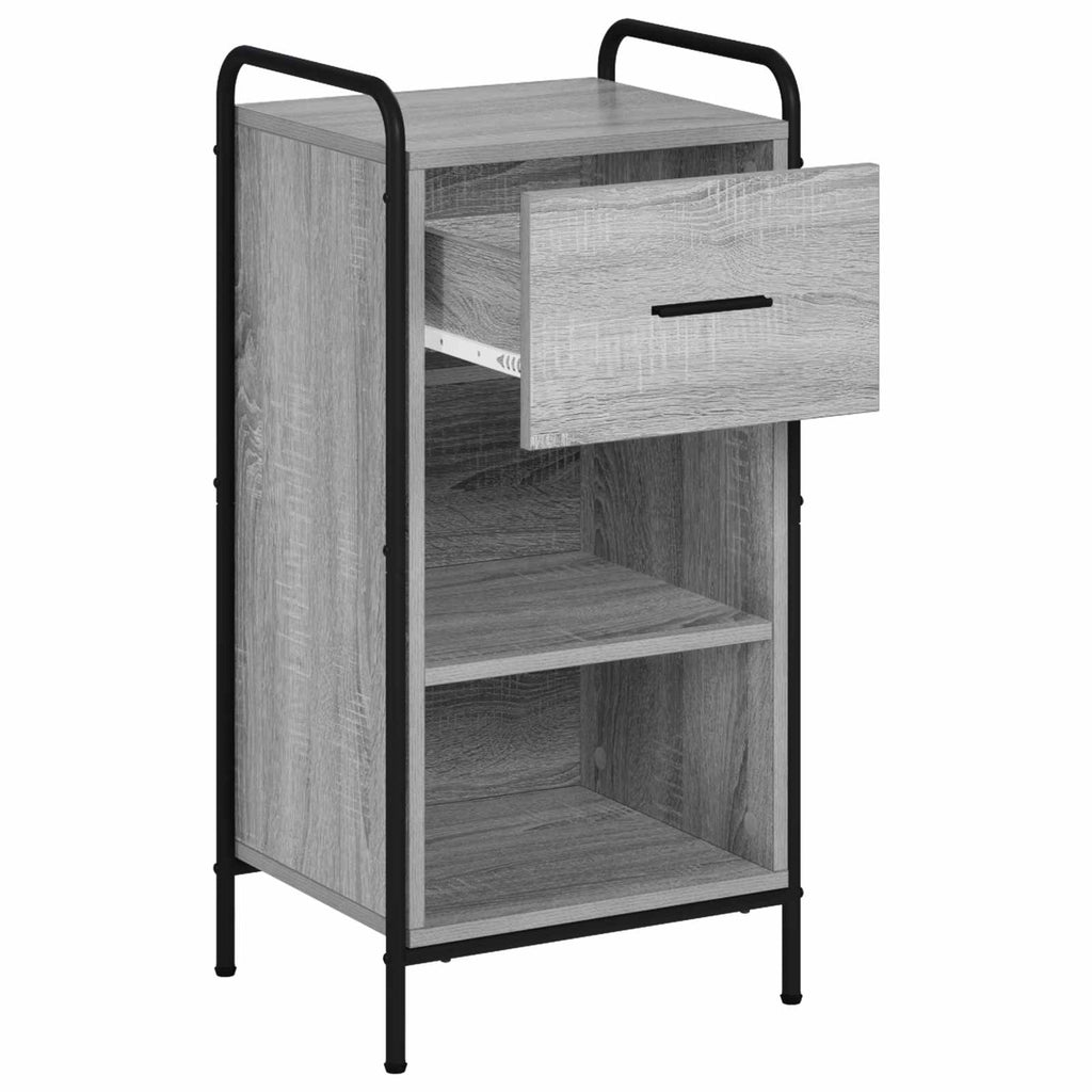vidaXL Bufet Szary Sonoma 97 x 33 x 81 cm Drewno inżynieryjne