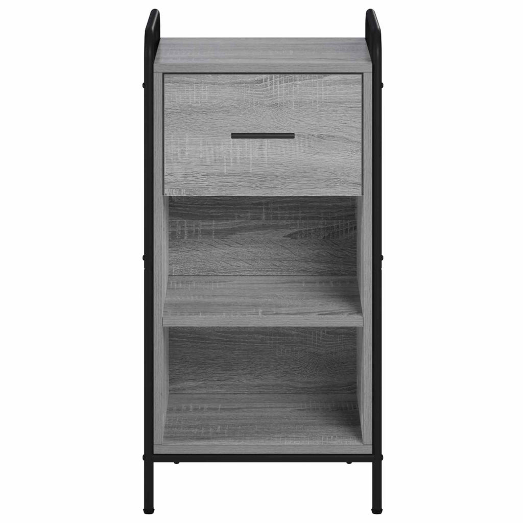 vidaXL Bufet Szary Sonoma 97 x 33 x 81 cm Drewno inżynieryjne