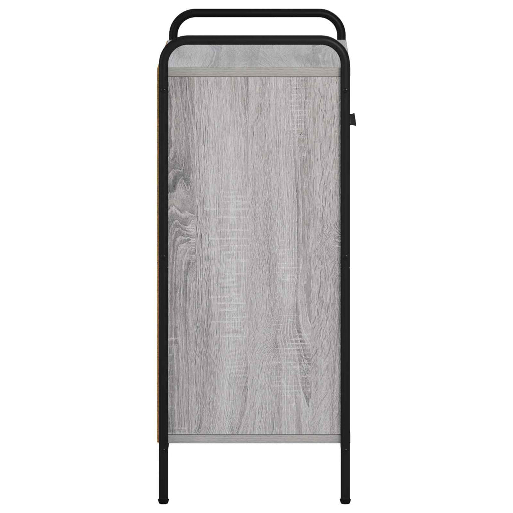 vidaXL Bufet Szary Sonoma 97 x 33 x 81 cm Drewno inżynieryjne