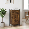 vidaXL Bufet Dąb wędzony 97 x 33 x 81 cm Drewno inżynieryjne