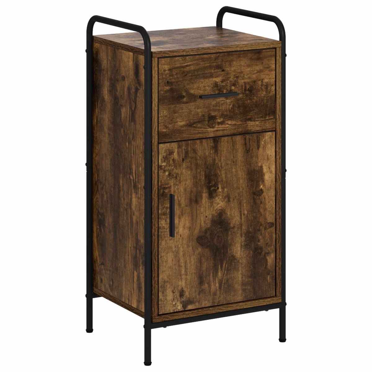 vidaXL Bufet Dąb wędzony 97 x 33 x 81 cm Drewno inżynieryjne