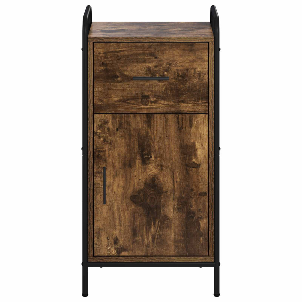 vidaXL Bufet Dąb wędzony 97 x 33 x 81 cm Drewno inżynieryjne