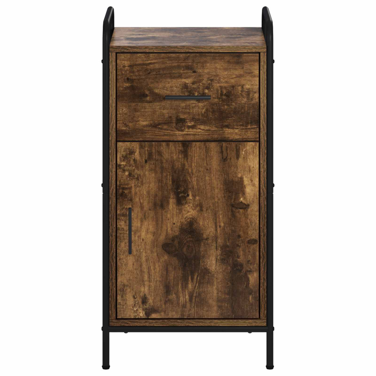 vidaXL Bufet Dąb wędzony 97 x 33 x 81 cm Drewno inżynieryjne