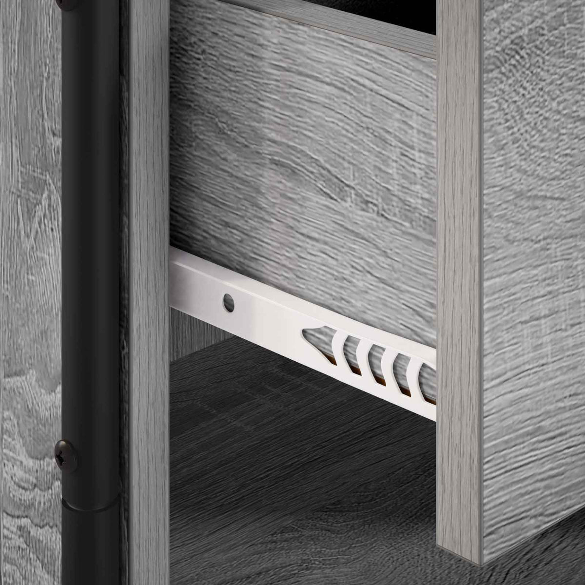 vidaXL Bufet Szary Sonoma 97 x 33 x 81 cm Drewno inżynieryjne