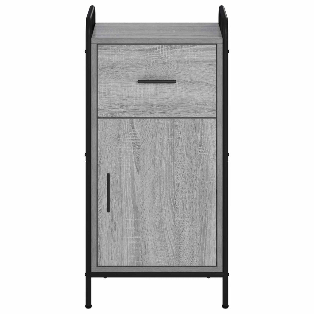 vidaXL Bufet Szary Sonoma 97 x 33 x 81 cm Drewno inżynieryjne