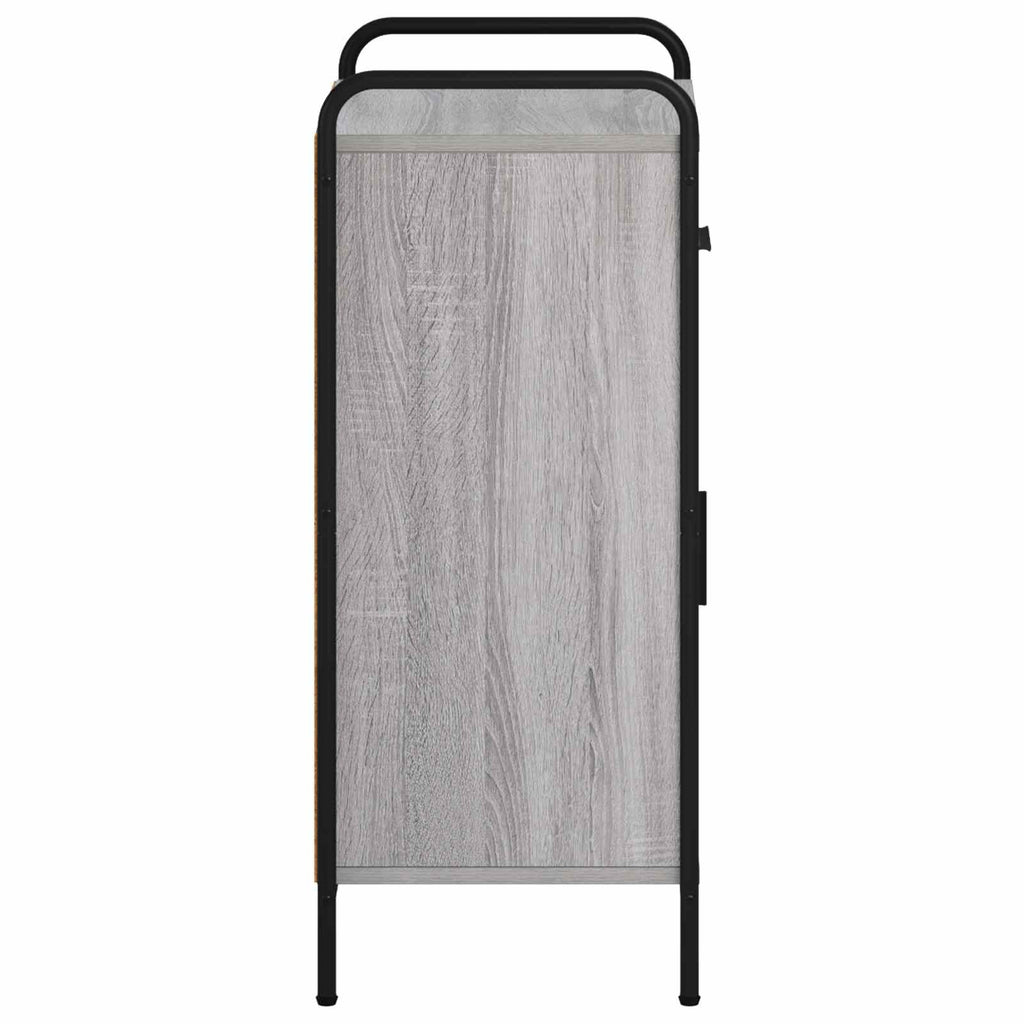 vidaXL Bufet Szary Sonoma 97 x 33 x 81 cm Drewno inżynieryjne