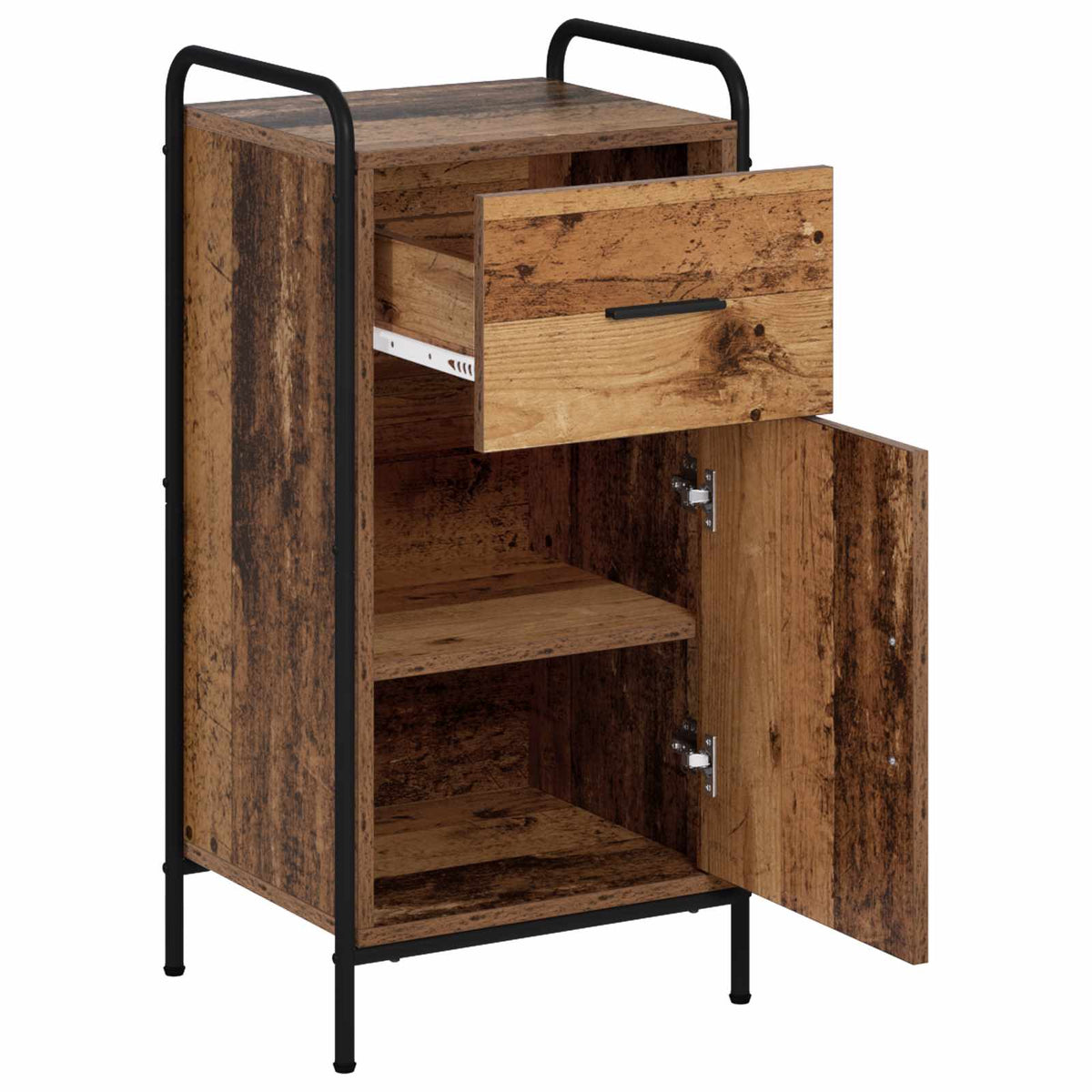 vidaXL Bufet Stare drewno 97 x 33 x 81 cm Drewno inżynieryjne