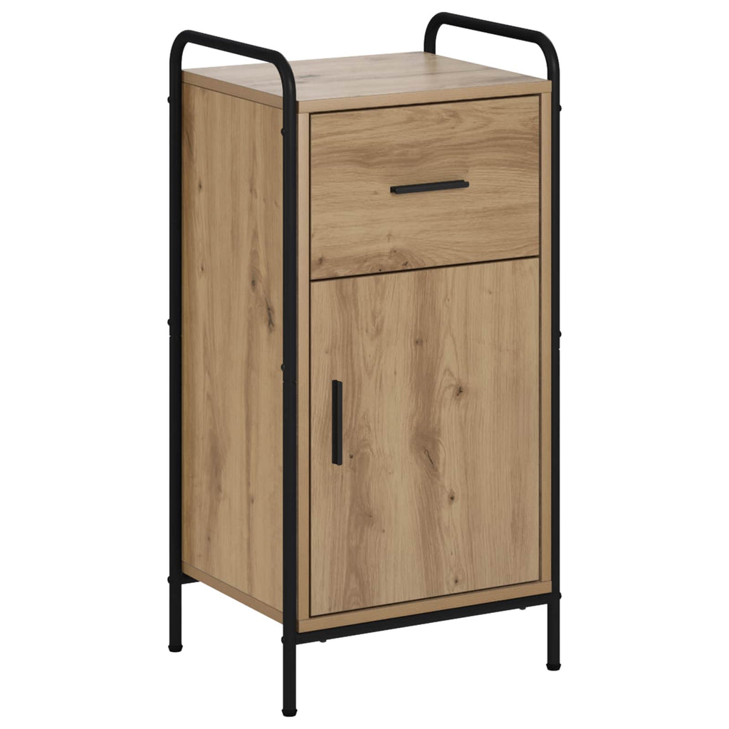 vidaXL Bufet Dąb artisan 97 x 33 x 81 cm Drewno inżynieryjne