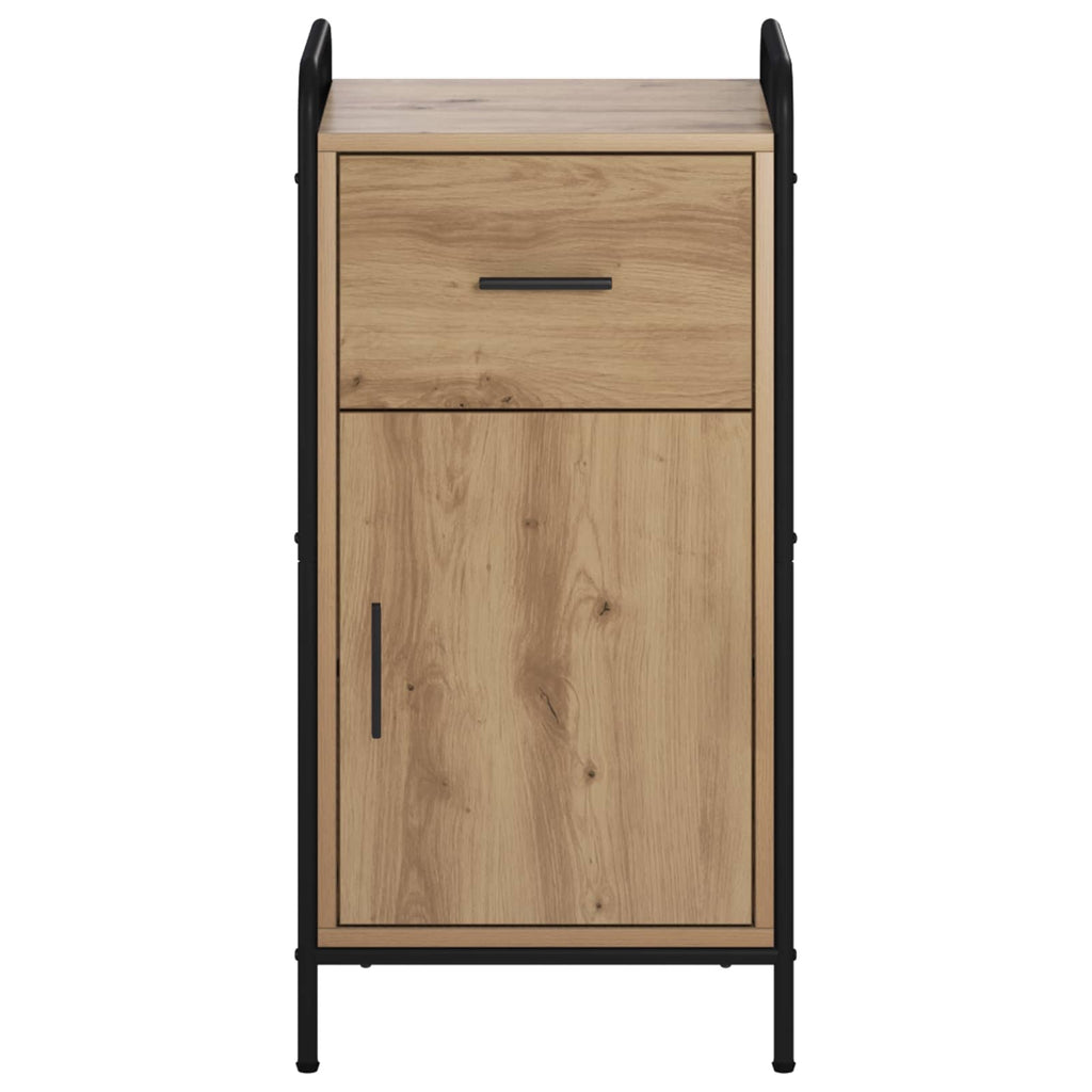 vidaXL Bufet Dąb artisan 97 x 33 x 81 cm Drewno inżynieryjne